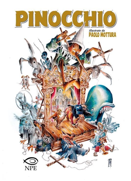 Pinocchio di Carlo Collodi. Ediz. a colori - Paolo Mottura - copertina