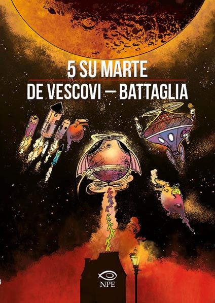 5 su Marte - Laura De Vescovi,Dino Battaglia - copertina