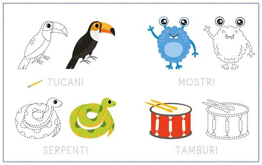 Il grande libro delle parole del pregrafismo e del colorare. Ediz. a colori - 3