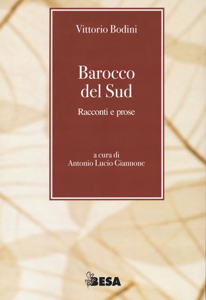 Barocco del Sud - Vittorio Bodini - copertina