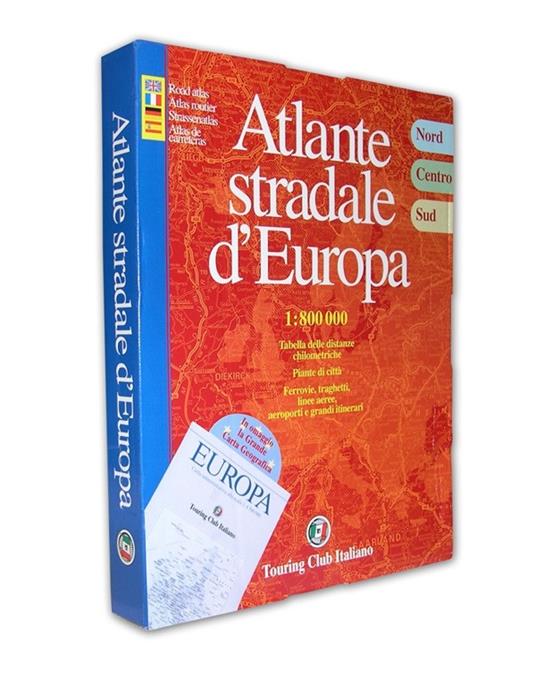 Atlante stradale d'Europa - copertina