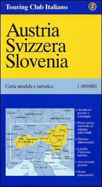 Austria, Svizzera, Slovenia 1:800.000 - copertina