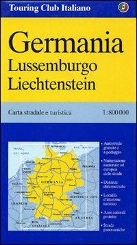 Germania, Lussemburgo, Liechtenstein 1:800.000 - copertina