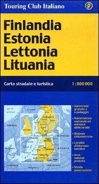 Finlandia, Estonia, Lettonia, Lituania 1:800.000 - copertina