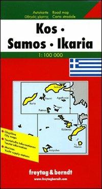 Kos, Samos, Ikaria 1:100.000 - copertina