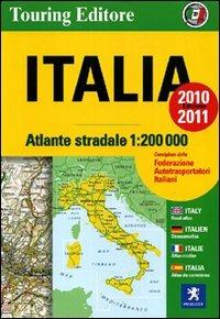 Atlante stradale Italia 1:200.000 2010-2011. Ediz. illustrata - copertina