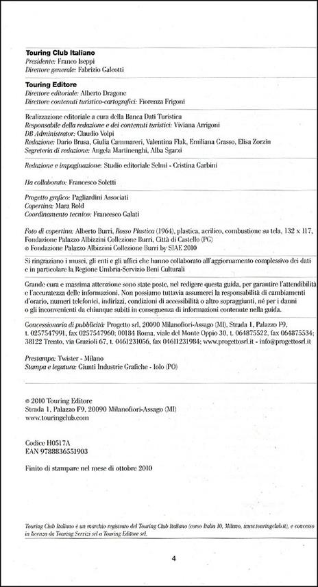 Musei d'Italia 2010 - 2