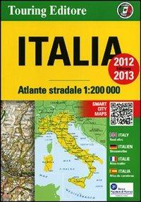 Atlante stradale Italia 1:200.000 2012-2013. Ediz. multilingue - copertina