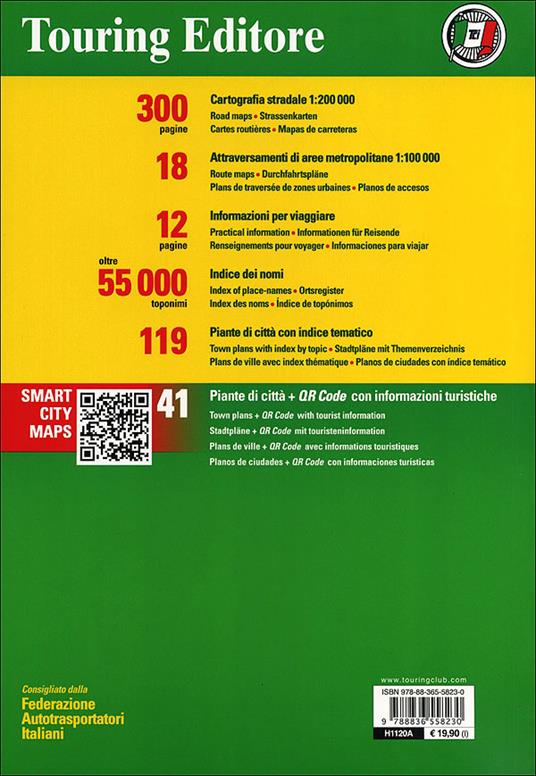 Atlante stradale Italia 1:200.000 2012-2013. Ediz. multilingue - 2