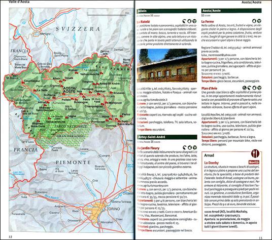 Agriturismo e vacanze in campagna 2012 - 2