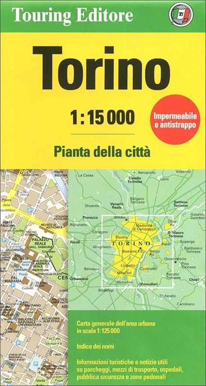Torino 1:15.000. Ediz. multilingue - copertina