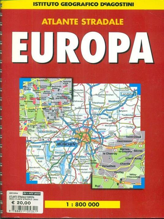 Europa. Atlante stradale e turistico 1:800.000. Ediz. multilingue - 2