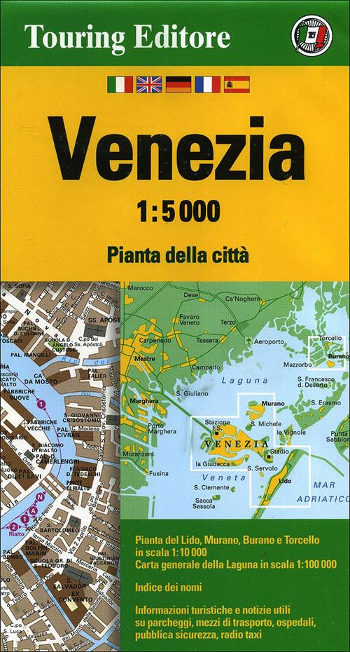 Venezia 1:5.000. Ediz. multilingue - copertina