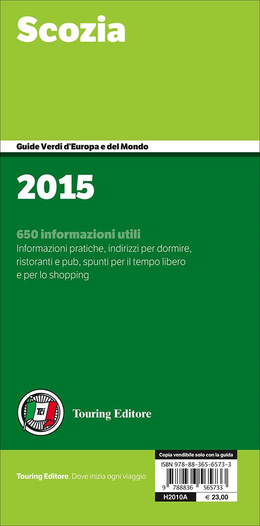 Scozia - Libro - Touring - Guide verdi d'Europa