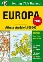 Atlante stradale d'Europa 1:800.000. Ediz. multilingue