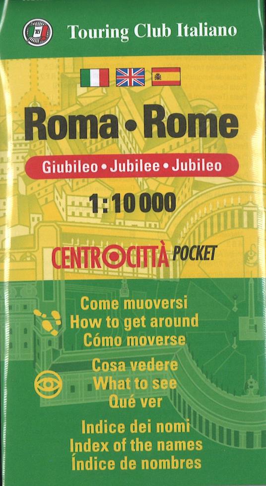 Roma 1:10.000. Ediz. italiana, inglese e spagnola - copertina