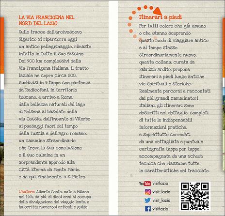 La via Francigena nel nord del Lazio. Radicofani, Proceno, Roma. Con Carta geografica ripiegata - 3