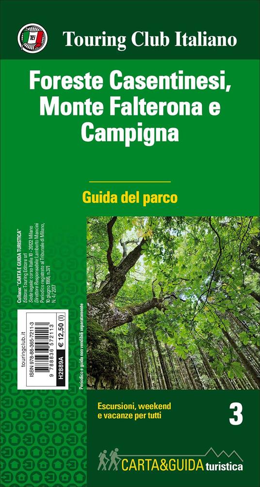 Foreste Casentinesi, Monte Falterone e Campigna 1:50.000. Carta escursionistica del parco. Con Libro: Foreste Casentinesi, Monte Falterone e Campigna. Guida del parco - 2
