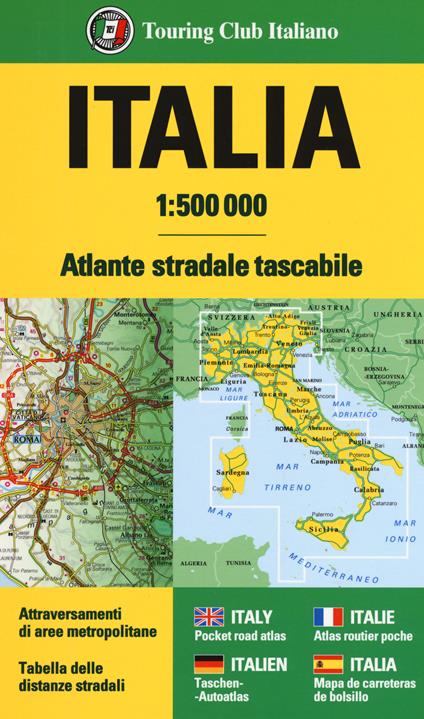 Atlante stradale d'Italia 1:500 000. Ediz. a spirale - copertina