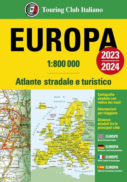 Europa. Atlante stradale e turistico 1:800.000 - copertina