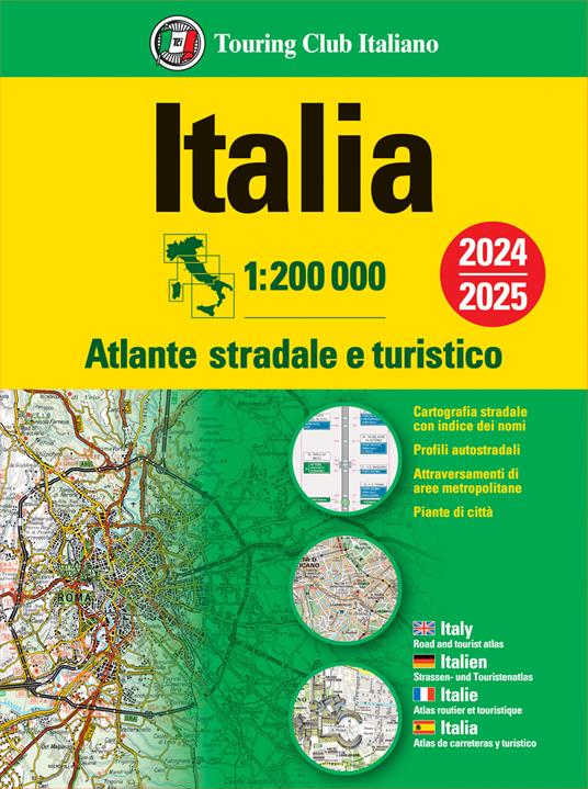 Italia. Atlante stradale e turistico. 1:200.000 - copertina