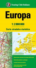 Europa 1:2.800.000. Carta stradale e turistica. Ediz. multilingue