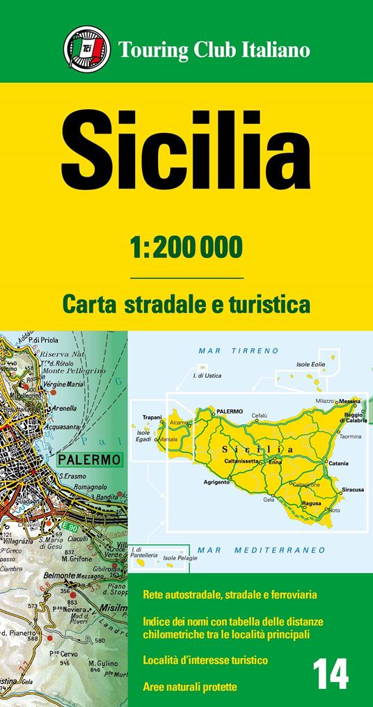 Sicilia 1:200.000 - copertina