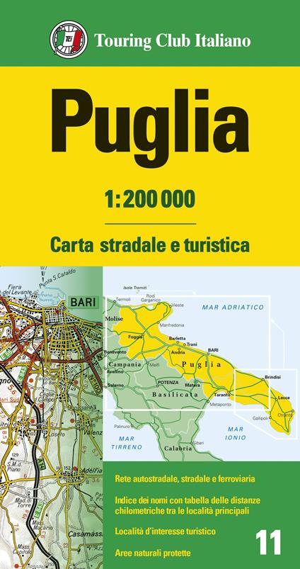 Puglia 1:200.000 - copertina