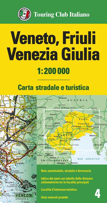 Veneto, Friuli Venezia Giulia 1:200.000 - copertina