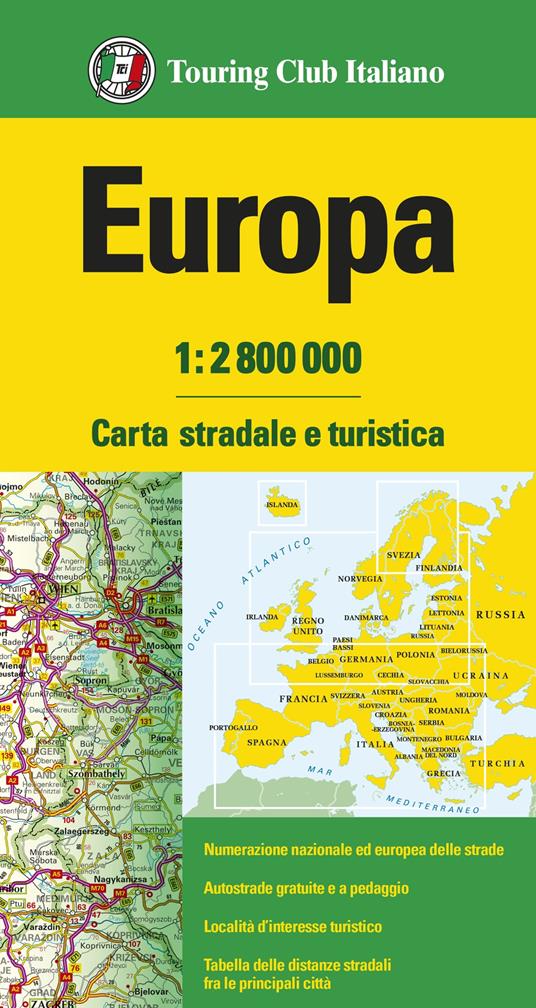 Europa 1:2.800.000 - copertina
