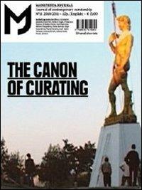 MJ-Manifesta Journal. Journal of contemporary curatorship. Vol. 11: The canon of curating. - copertina