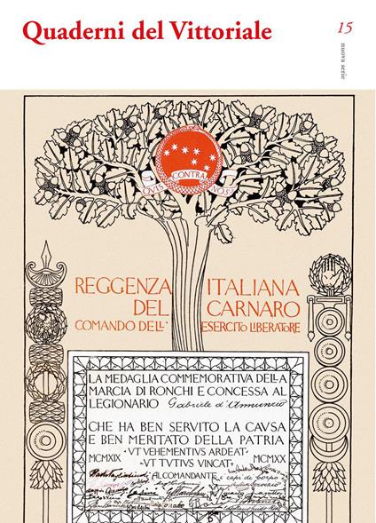 Quaderni del Vittoriale. Vol. 15 - copertina