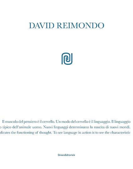 David Reimondo. Ediz. italiana e inglese - copertina