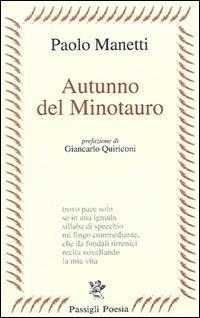 Autunno del minotauro - Paolo Manetti - copertina