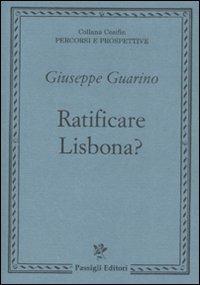 Ratificare Lisbona? - Giuseppe Guarino - copertina