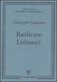 Ratificare Lisbona? - Giuseppe Guarino - copertina