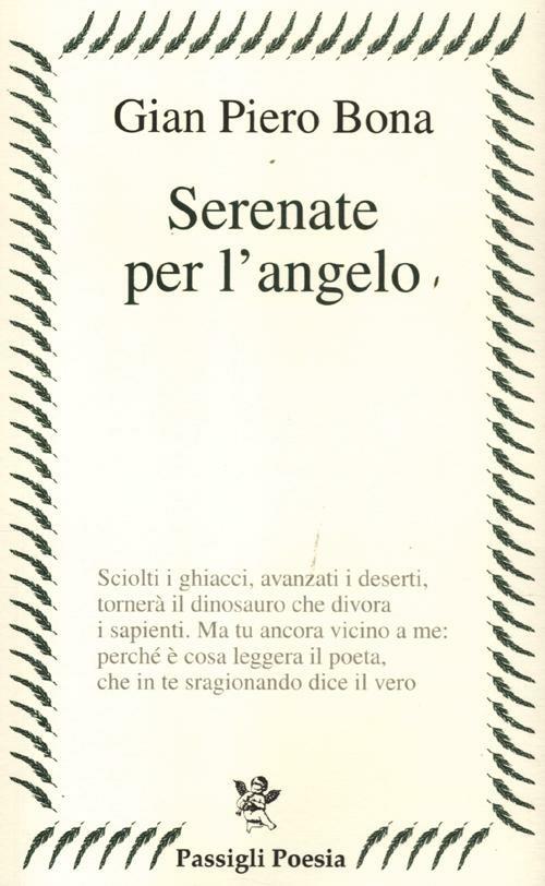 Serenate per l'angelo - Gian Piero Bona - copertina