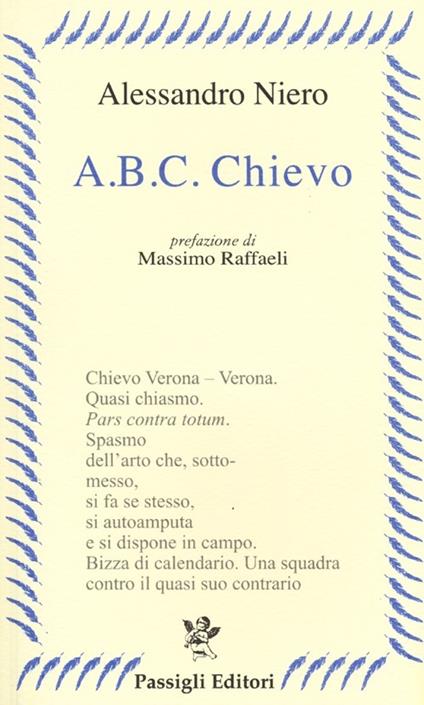 A. B. C. Chievo - Alessandro Niero - copertina