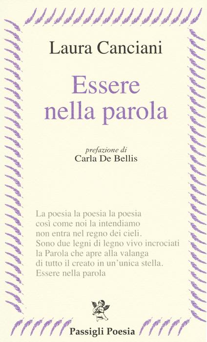 Essere nella parola - Laura Canciani - copertina