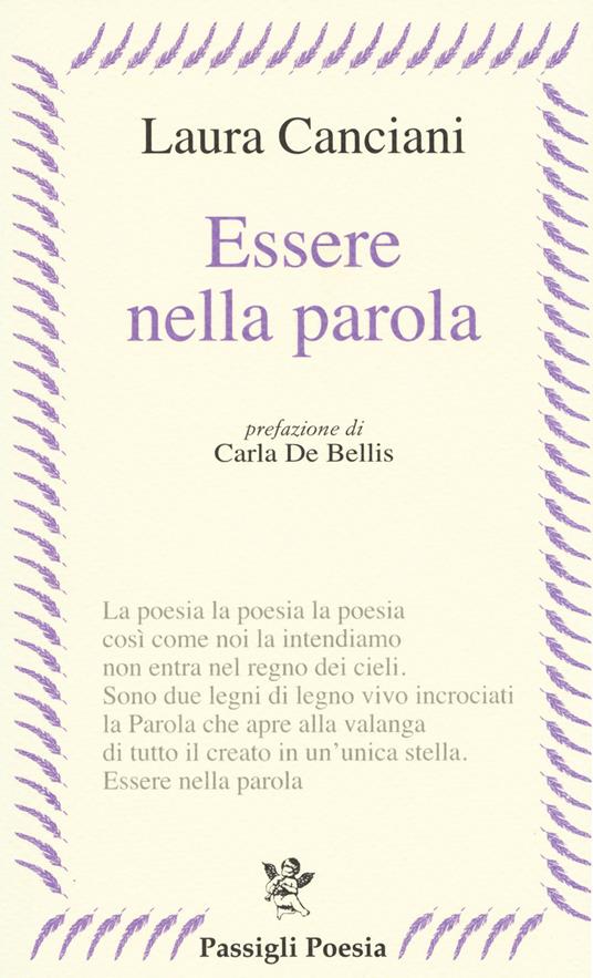 Essere nella parola - Laura Canciani - copertina