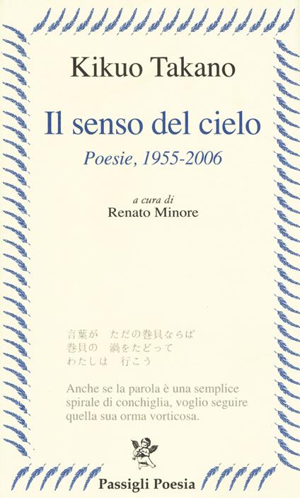 Il senso del cielo. Poesie (1955-2006) - Takano Kikuo - copertina