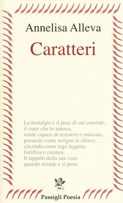 Caratteri - Annelisa Alleva - copertina