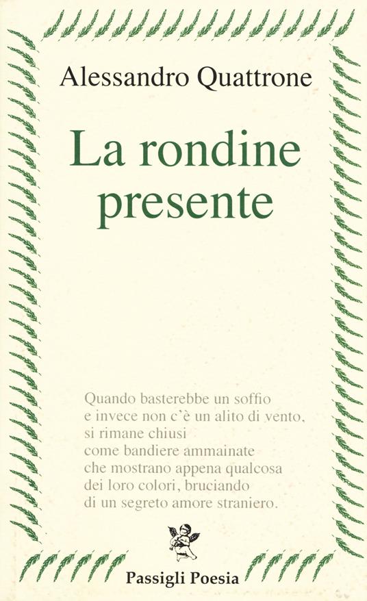 La rondine presente - Alessandro Quattrone - copertina