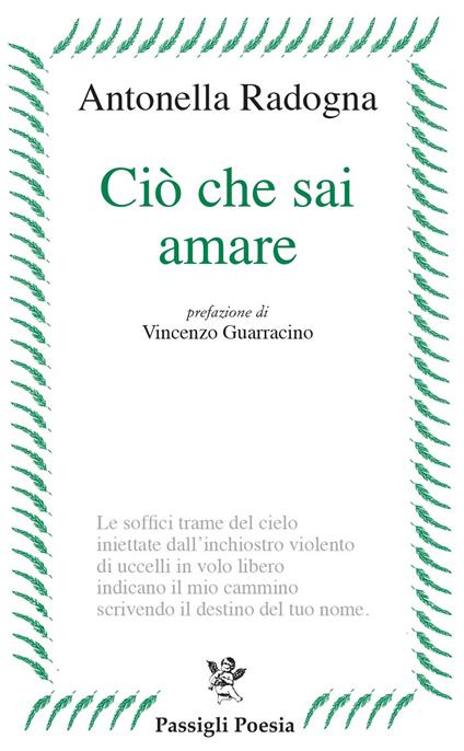 Ciò che sai amare - Antonella Radogna - copertina