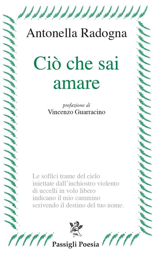 Ciò che sai amare - Antonella Radogna - copertina