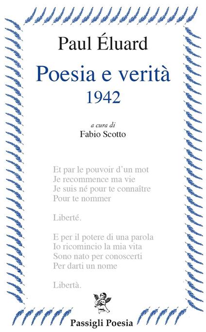 Poesia e verità 1942. Testo francese a fronte - Paul Éluard - copertina
