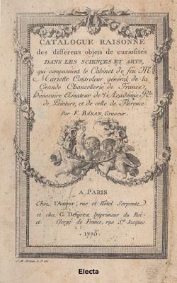 La vente Mariette. Le catalogue illustré par Gabriel de Saint-Aubin. Ediz. italiana, inglese e francese - copertina