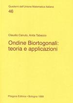 Ondine biortogonali: teoria e applicazioni