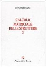 Calcolo matriciale delle strutture. Vol. 2