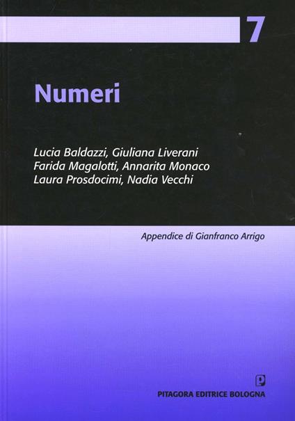 Numeri - Lucia Baldazzi,Giuliana Liverani,Farida Magalotti - copertina